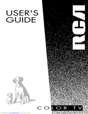 rca color tv User Manual